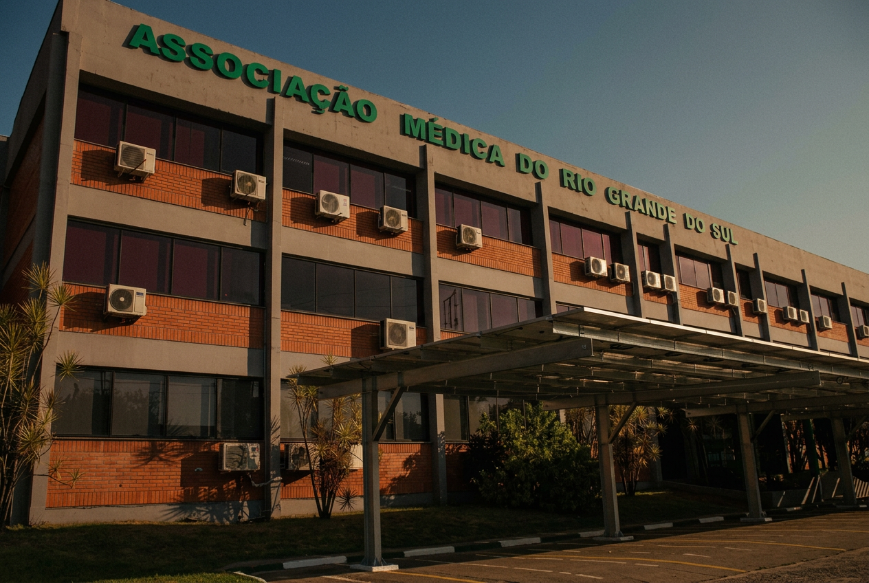 Sede da AMRIGS, em Porto Alegre, local do simpósio